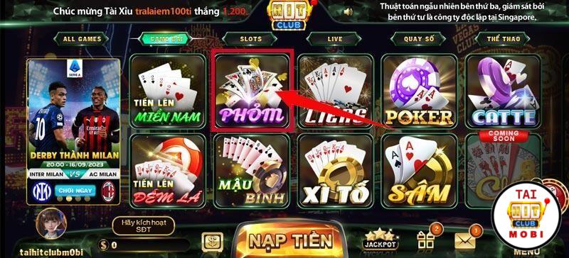 Game bài Phỏm ăn tiền - Chơi online ăn tiền thật