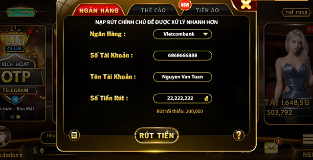 Mẹo hướng dẫn cách nạp rút tiền đúng cách nhanh chóng tại Hit Club